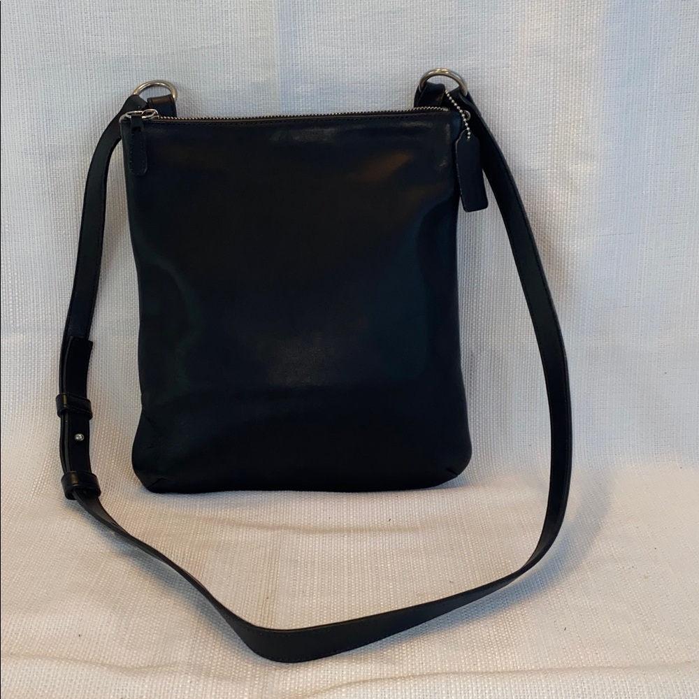 Coach Black Leather Crossbody Bag